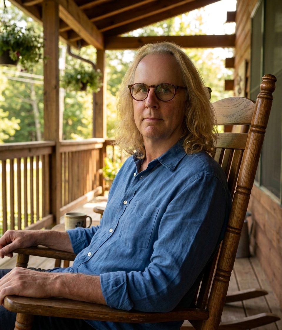 Portrait of Prasad Paul Duffy wearing glasses